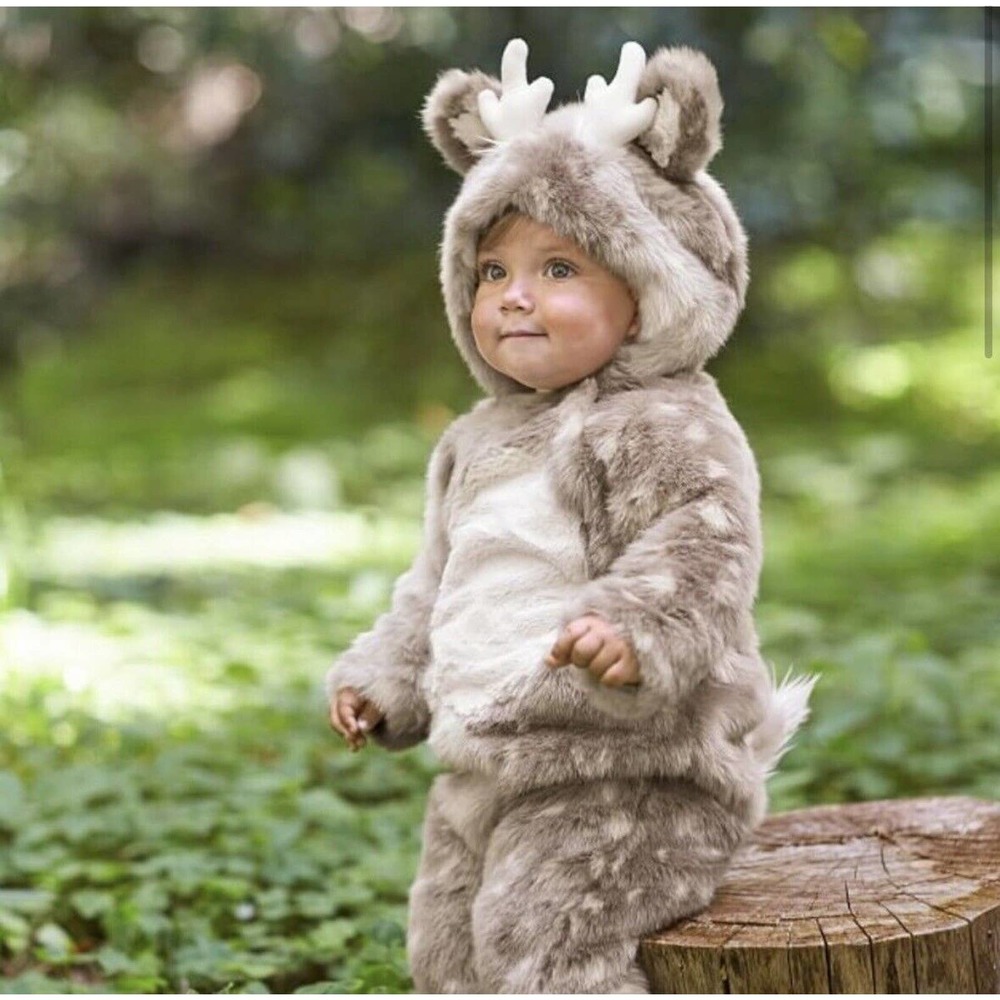 Pottery Barn Kids Size 0-6 Months Fawn Deer Halloween Costume - Picture 2 of 9